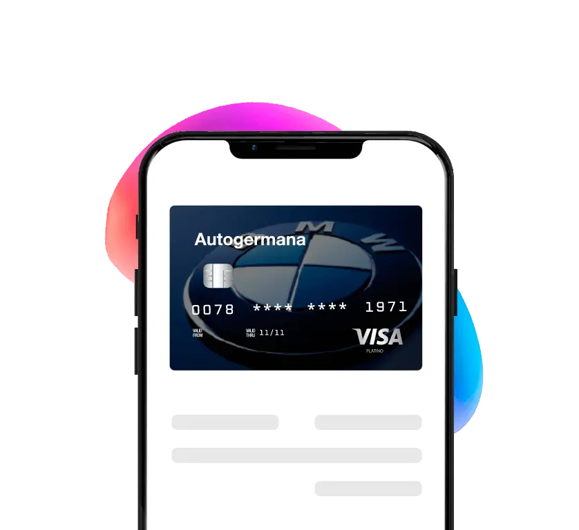 Tarjeta de Crédito Digital Autogermana BMW Digital VISA