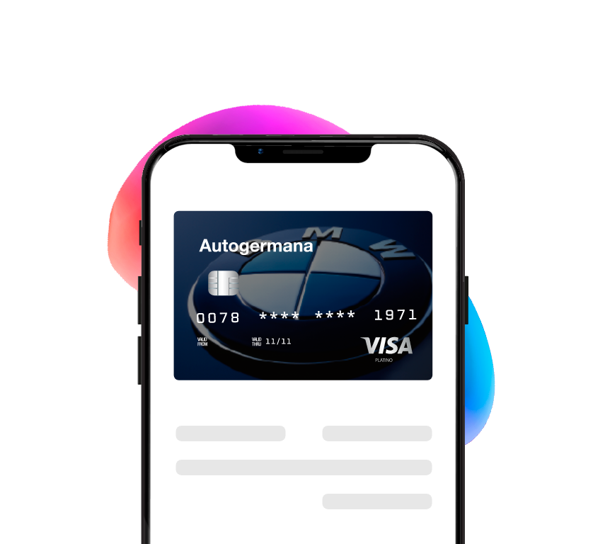 Tarjeta de Crédito Digital Autogermana BMW Digital VISA