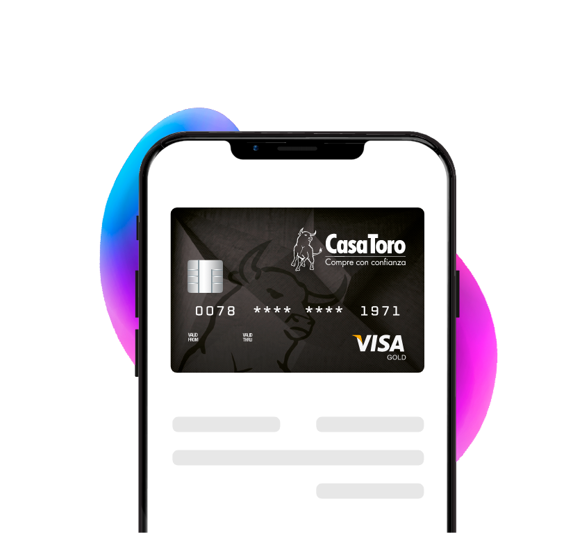 Tarjeta de Crédito Digital CasaToro VISA