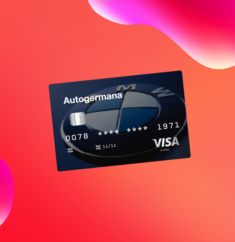 Tarjeta autogermana BMW digital VISA Platino