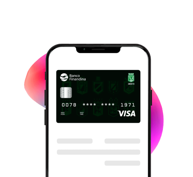 Tarjeta de Crédito Digital Atlético Nacional Digital VISA
