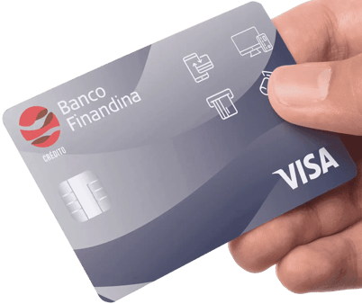 Persona recibiendo su primera tarjeta de crédito