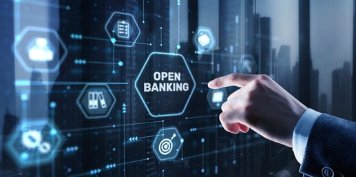 Concepto de Open Finance y tecnología de finanzas abiertas