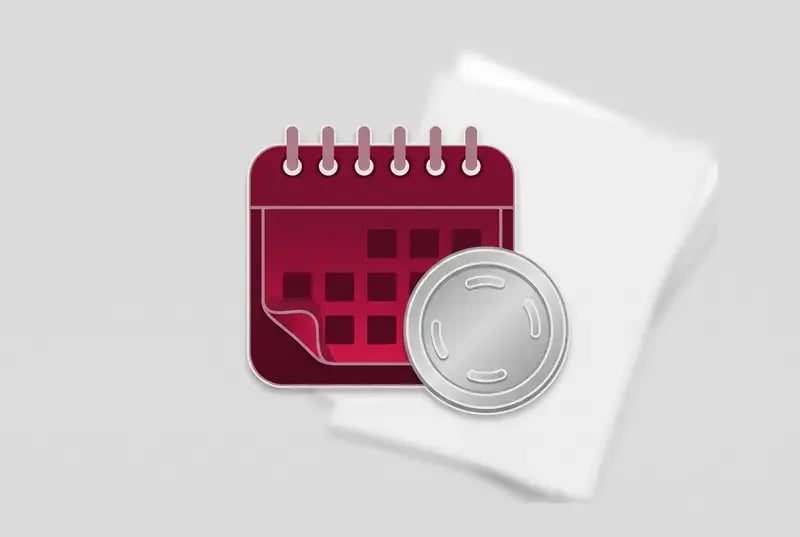 Inversión personalizada en CDT: calendario y moneda que representan elegir plazo y monto, desde 90 hasta 540 días