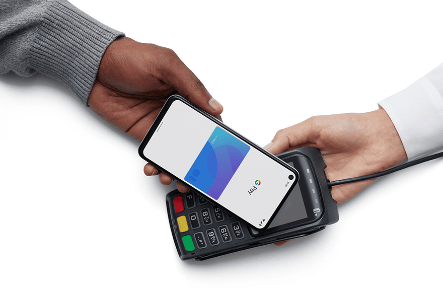 Pago sin contacto con Google Pay y tarjeta de crédito de marca compartida Finandina