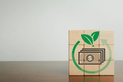 Concepto de bonos verdes: una alternativa de inversión sostenible para financiar proyectos ambientales.