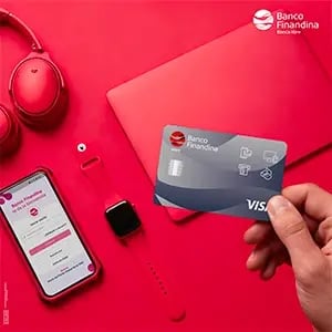 app movil banco finandina y tarjeta de credito garantizada para compras digitales